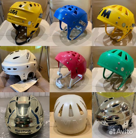 Коллекционный хоккейный шлем Jofa