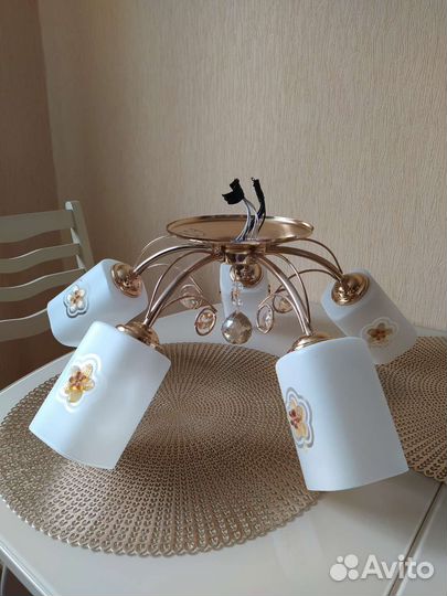 Люстра потолочная подвесная бу