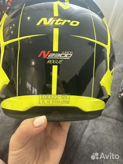 Мотошлем подростковый