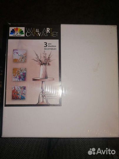 Триптих Подвесной холст из трех 20*20