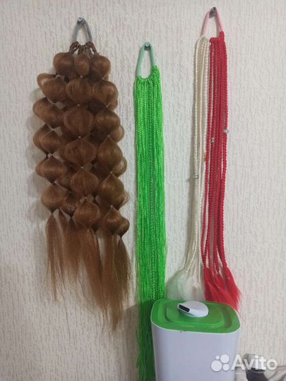 Афрорезинки. Косички на резинке