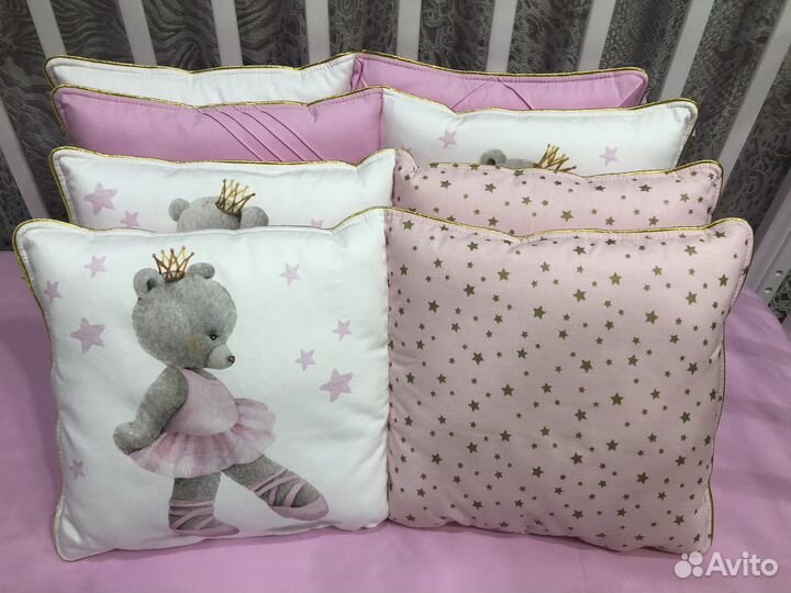 Бортики в кроватку новые