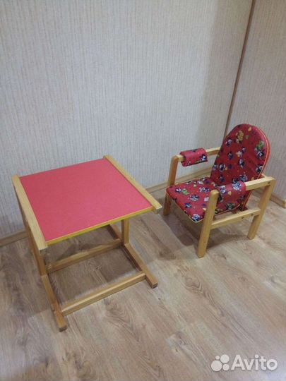 Стульчик-парта вилт Ксения, красный