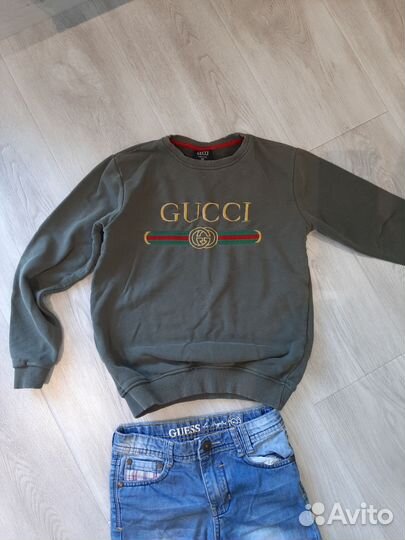 Джинсы guess кофта gucci оригинал