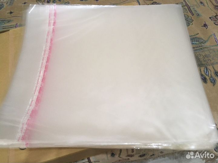 Внешние пакеты для пластинки с клапаном на липучке