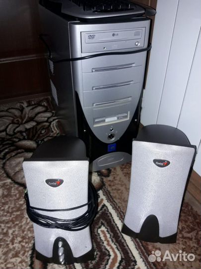Продается компьютер б/у (монитор, процессор, клави