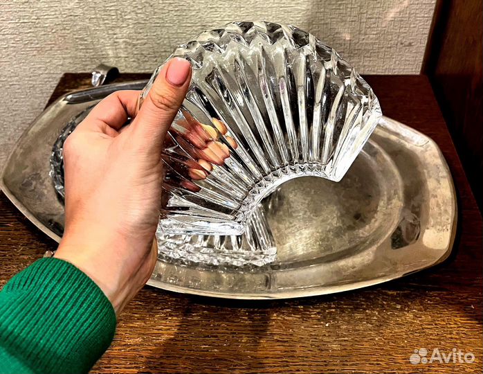 Хрустальная менажница