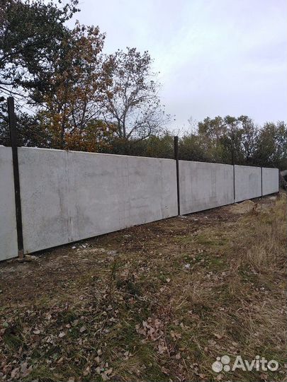 Плиты забора 6 * 2 м. (стеновая панель для амбара)