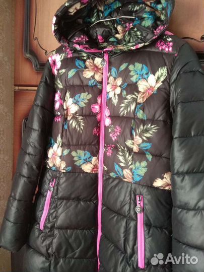 Пуховик куртка парка р 48 те