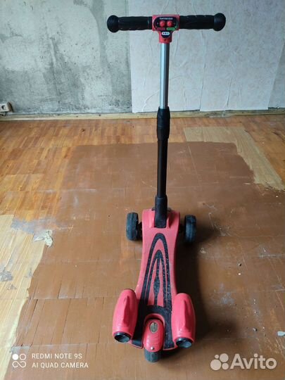 Самокат детский трехколесный бу