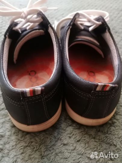 Мужские кожаные кеды ecco 42 размер