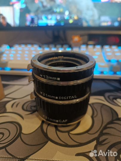 Комплект колец макроудлинителей ef-s