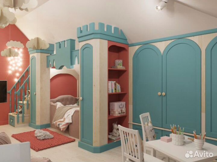 Мебель в детскую для девочки принцессы