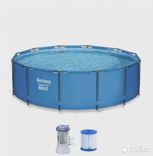 Каркасный бассейн 305х100 Фильтр-насос