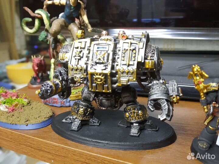 Warhammer 40000 миниатюры. Дредноут. 3д печать