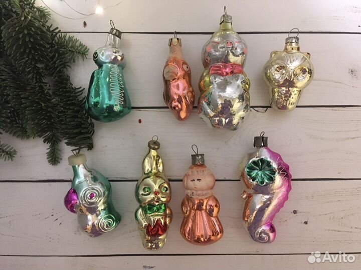 Елочные игрушки СССР советские