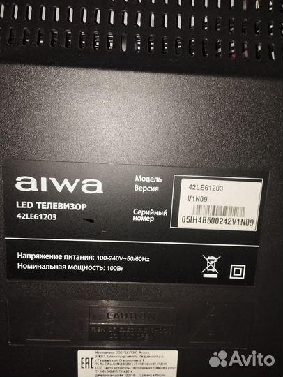 Телевизор aiwa 42le61203