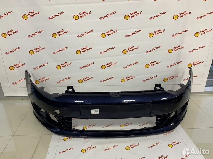 Бампер передний VW polo Night blue