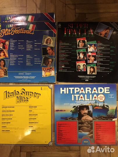 Пластинки сборники Италия