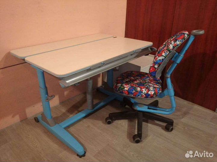 Парта с газ-лифтом+стул Nanotec