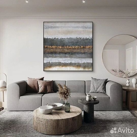 Современная картина маслом Абстракция