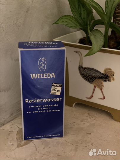 Weleda новый лосьон до и после бритья