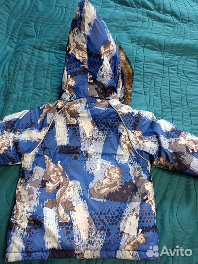 Зимний костюм для мальчика 86 huppa