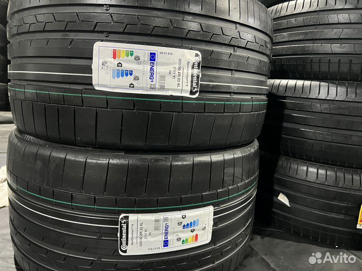 Continental ContiSportContact 6 295/35 R23 и 335/30 R23 106Y