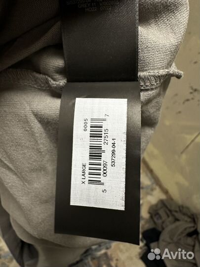 Футболка Yeezy X Gap Grey Logo Оригинал