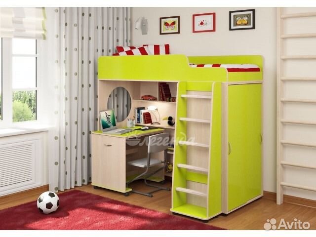 Кровать чердак