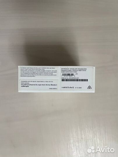 Наушники airpods 1