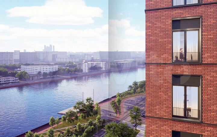 2-к. квартира, 44,3 м², 6/15 эт.