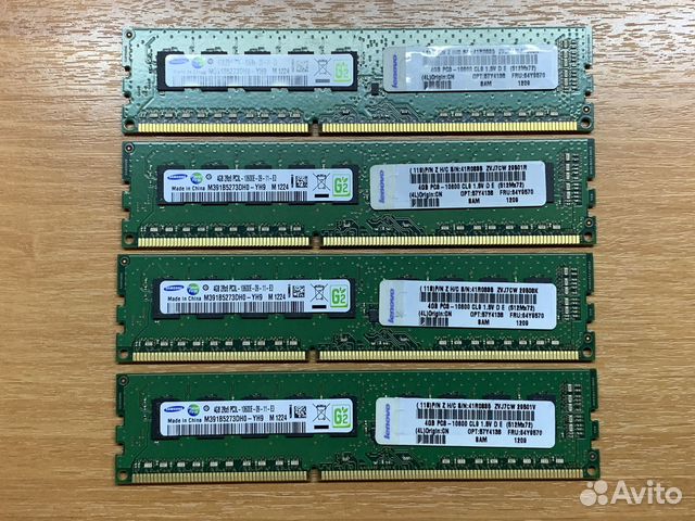 Оперативная память 4GB DDR3L ECC 1333MHz Samsung