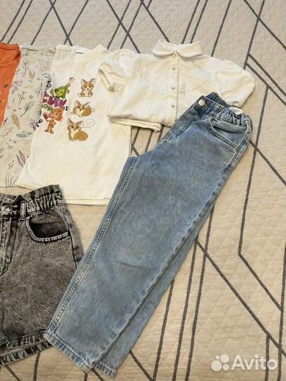 Детская одежда для девочки пакетом 122-128