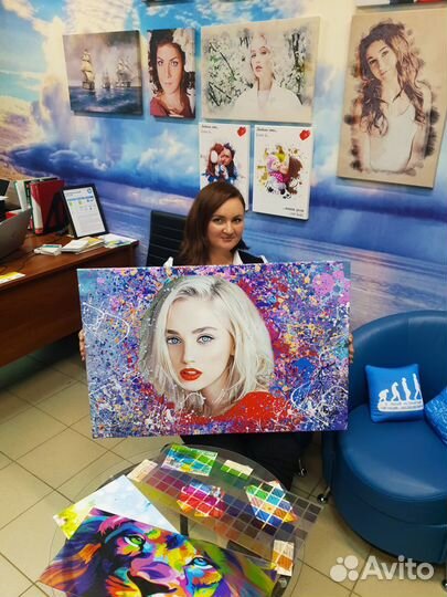 Фото на холсте в интерьер