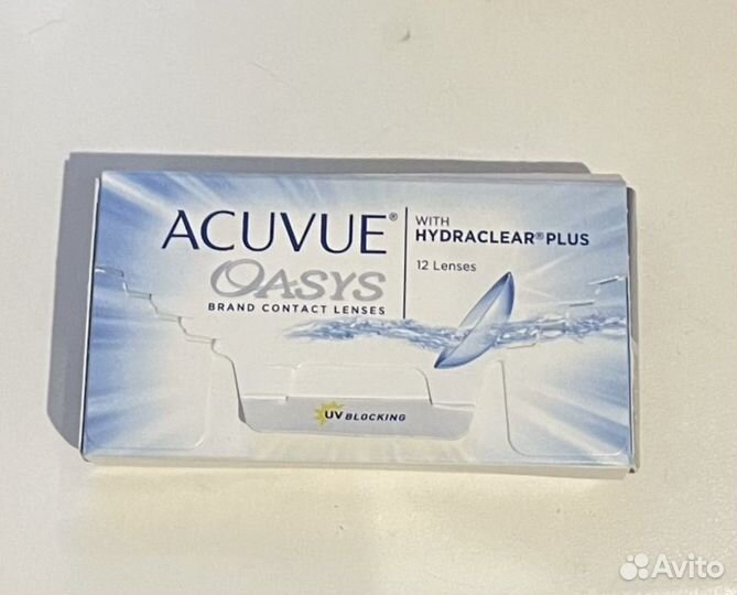 Линзы контактные acuvue oasys двухнедельные -1.25