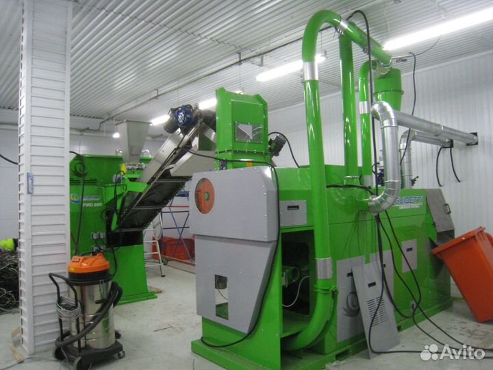 Установка для переработки кабеля