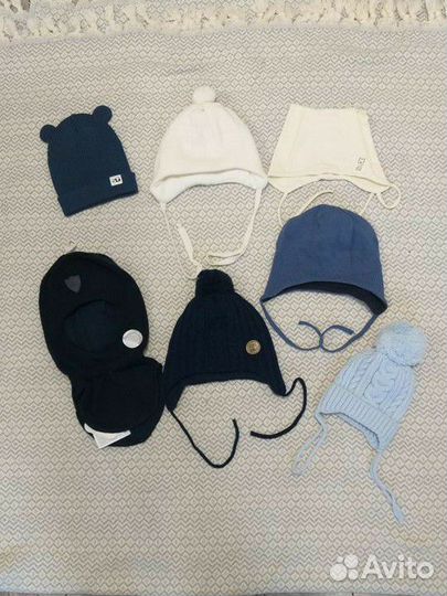 Шапки на мальчика с 0 до 3лет