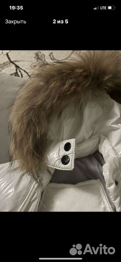 Зимний комбинезон для девочки 68-74 moncler