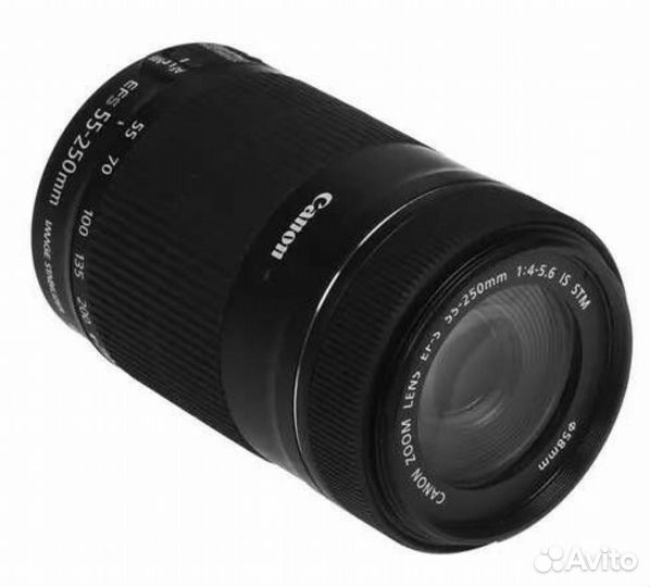 Canon EF-S 55-250mm f/4-5.6 IS STM(Новый-Гарантия)