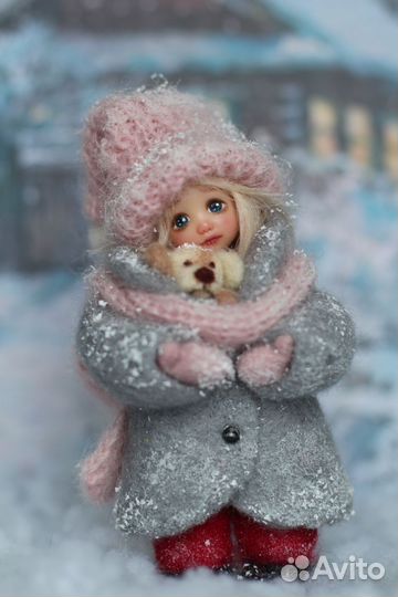 Ватные елочные игрушки