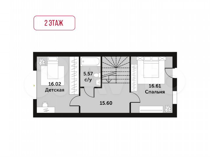 Таунхаус 175 м² на участке 1,2 сот.