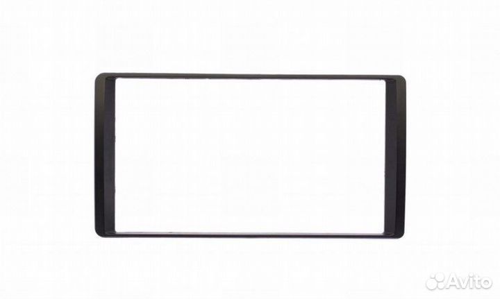 Переходная рамка УАЗ Патриот 2017+ 2 Din черная