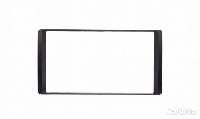 Переходная рамка УАЗ Патриот 2017+ 2 Din черная