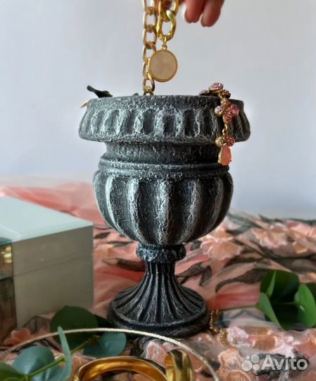 Ваза для растений,цветов,сухоцветов рачная работа