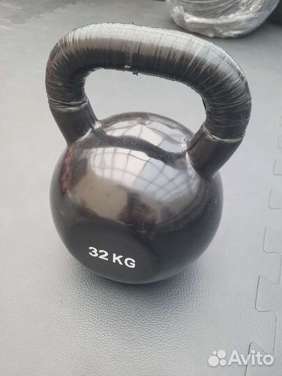 Гиря 32 обрезининная
