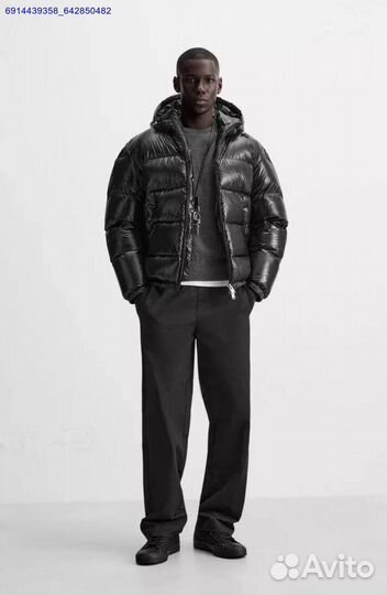 Пуховки Zara x Moncler глянцевый (Арт.99960)