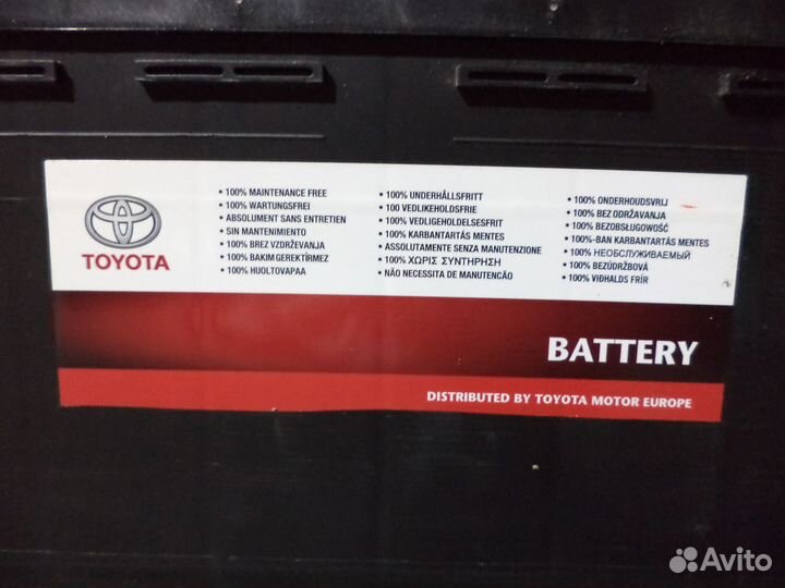 Аккумулятор Toyota 12V 60Ah 540A ориг