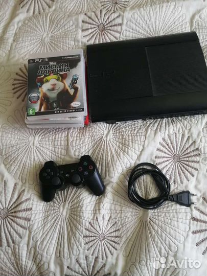 Sony PS3 с играми (жёсткий диск не работает)