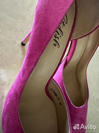 Туфли замшевые 38,5/39